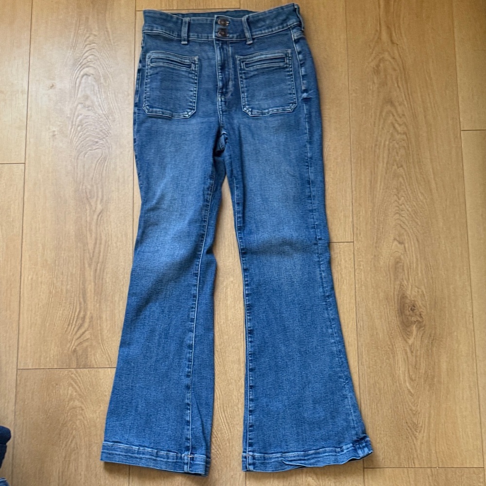 American Eagle Outfitters Blue Flare Jeans